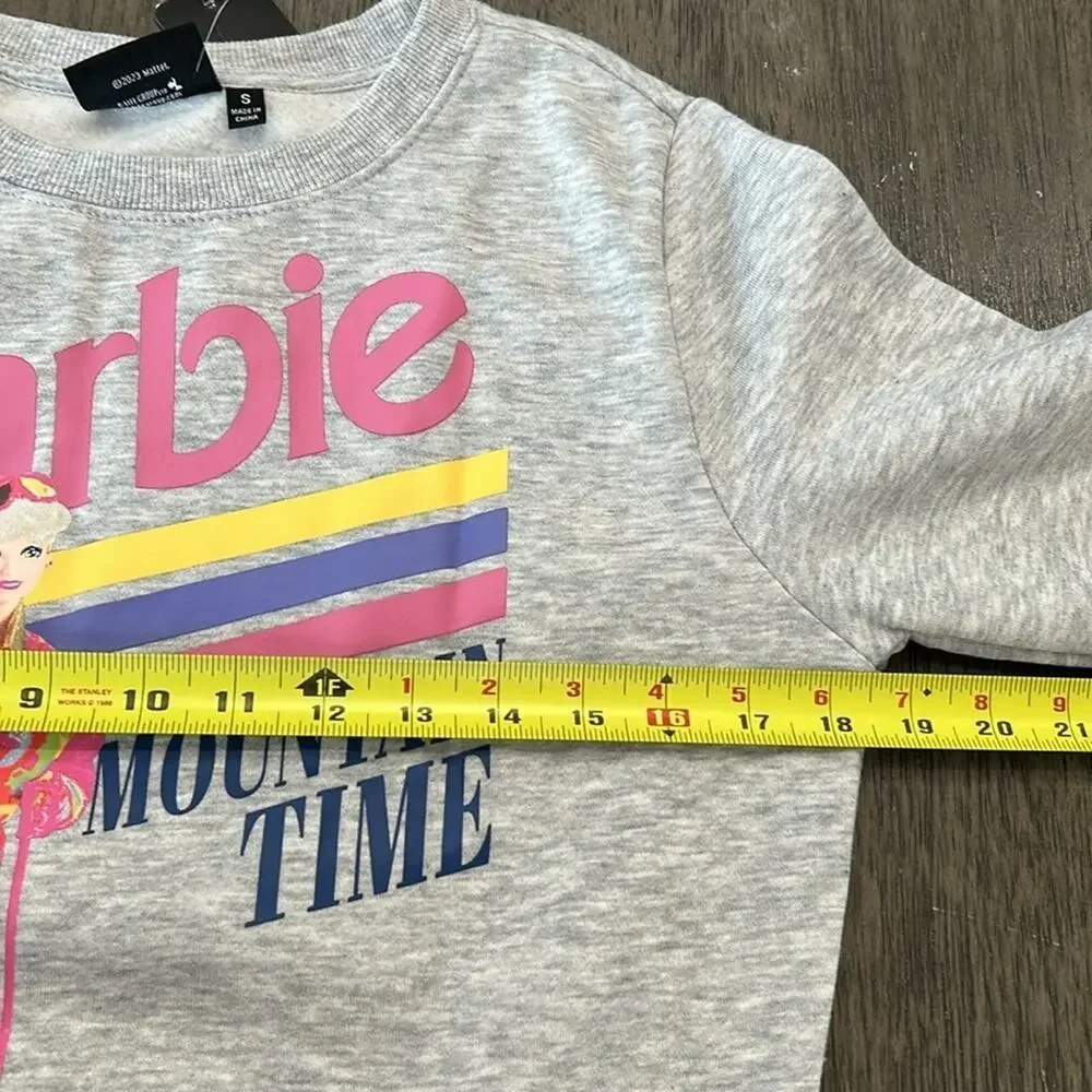 Barbie Sweatshirt Junior Girl Size S NWT